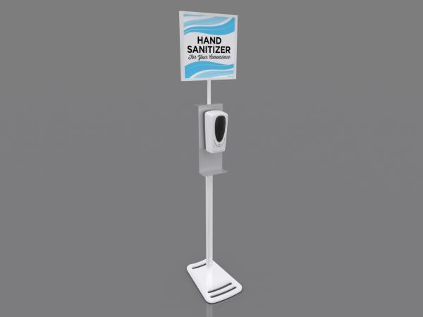 MOD-9002 Hand Sanitizer Stand with Graphic Option -- Image 1